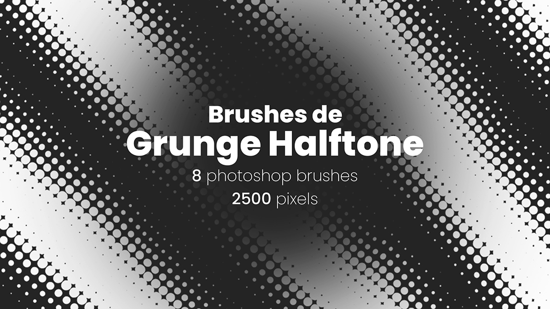 Grunge Halftone Brush ABR
