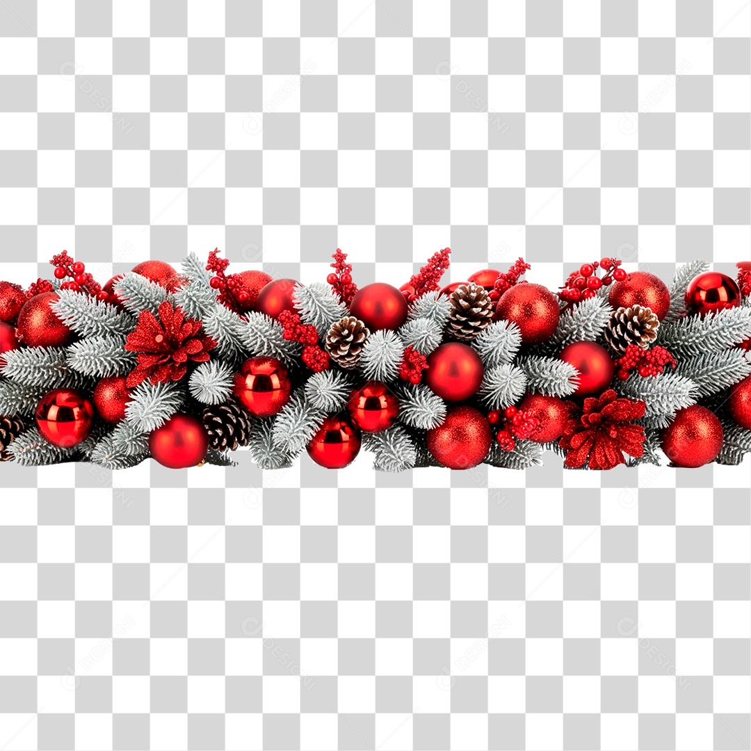 Guirlanda de Natal PNG Transparente