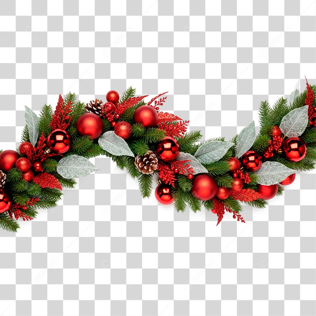 Guirlanda de Natal PNG Transparente