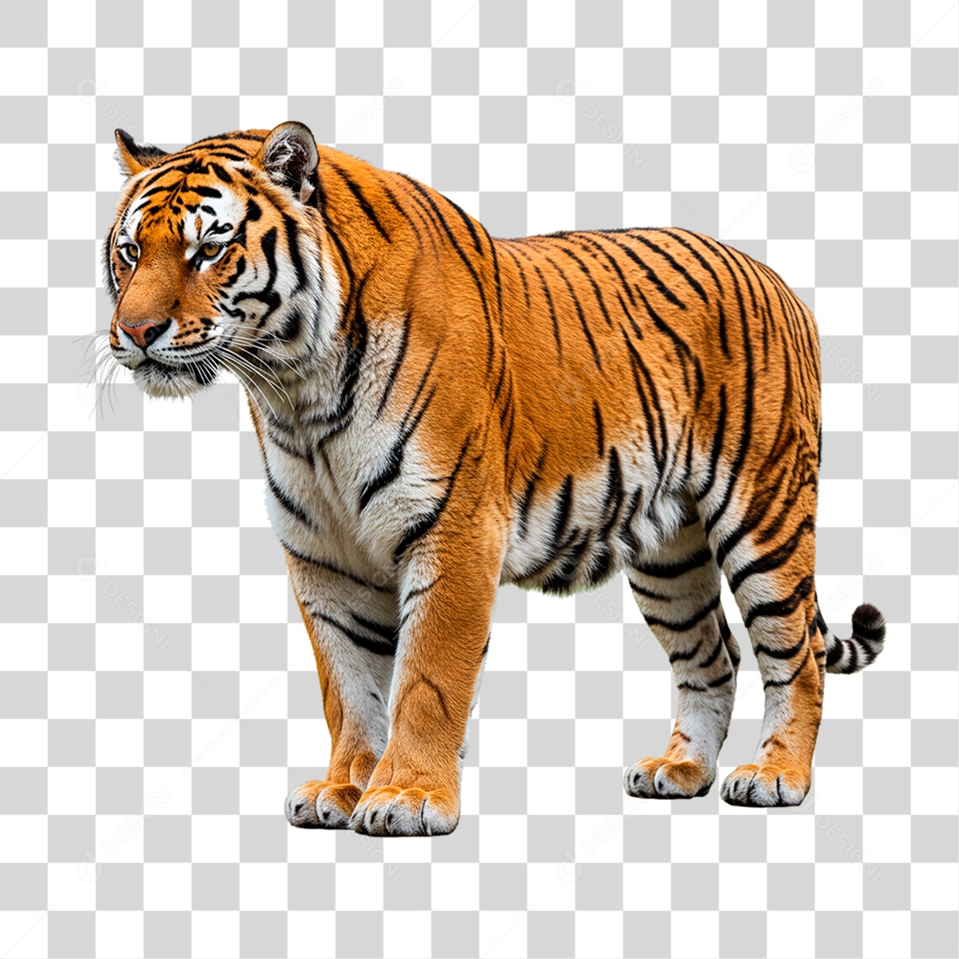 Tigre Adulto PNG Transparente