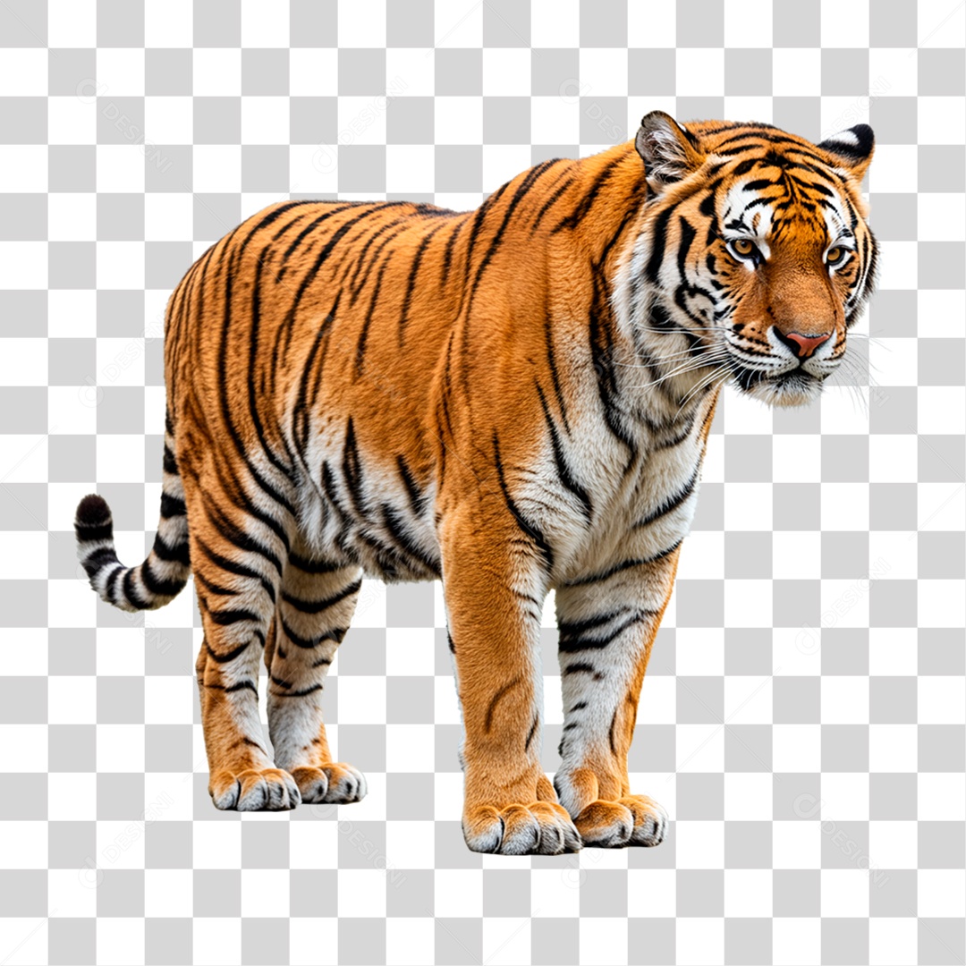 Tigre Adulto PNG Transparente