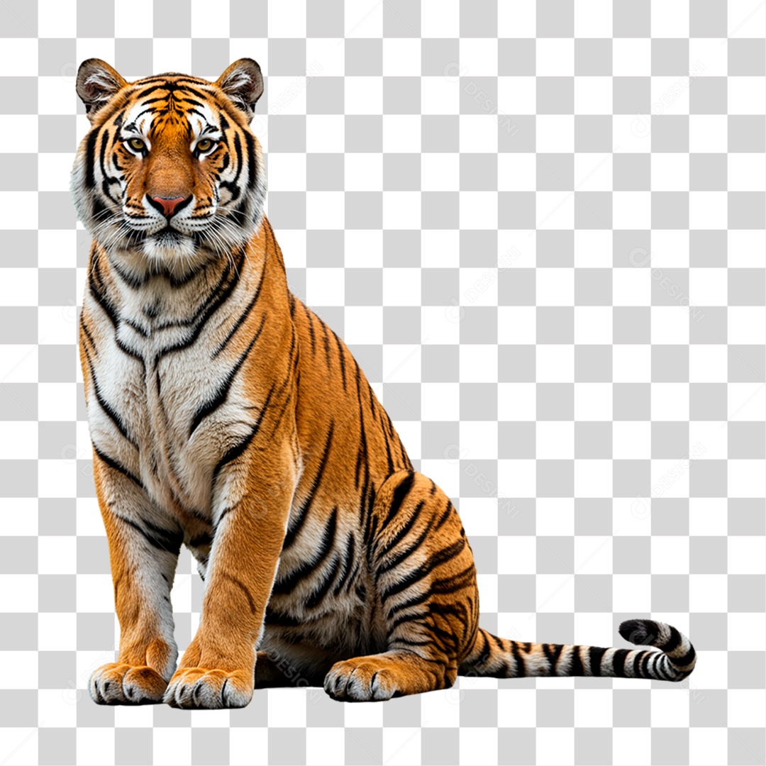 Tigre Adulto PNG Transparente