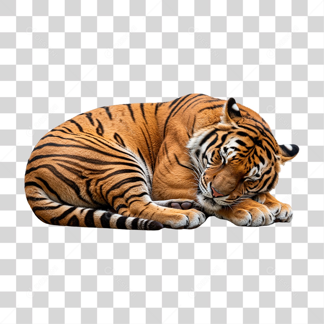 Tigre Adulto PNG Transparente
