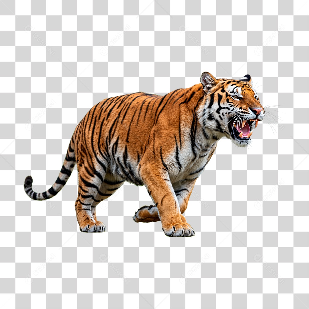 Tigre Adulto PNG Transparente