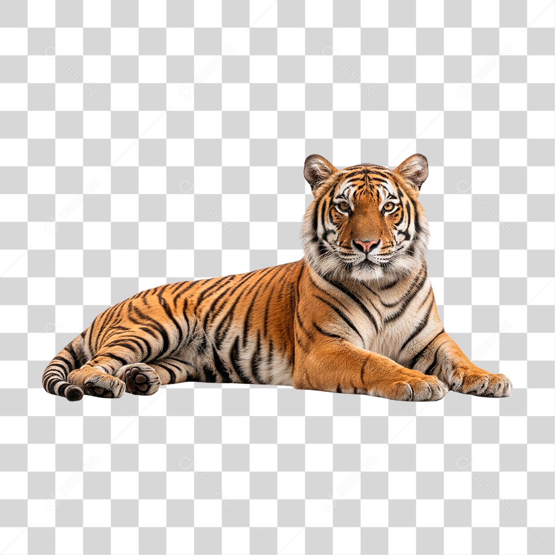 Tigre Adulto PNG Transparente