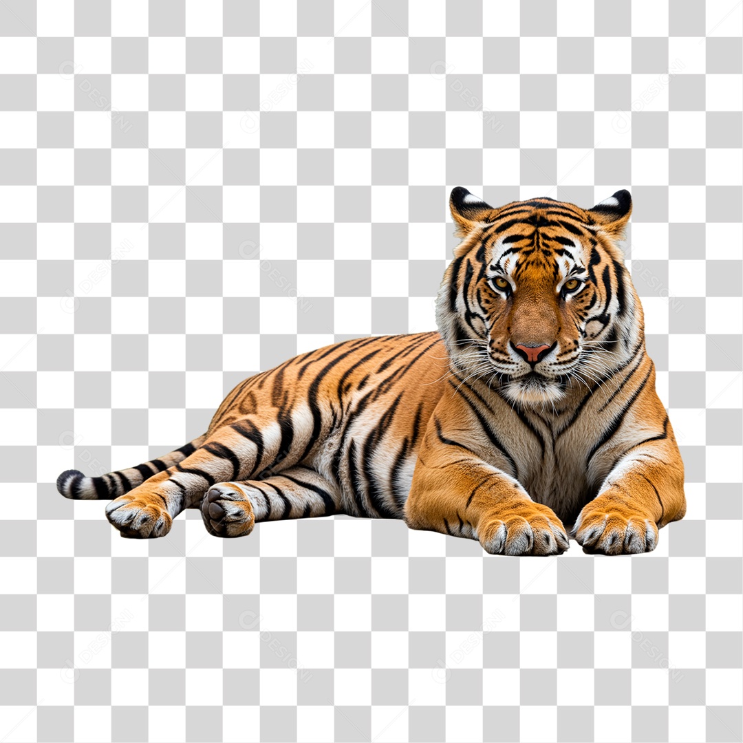 Tigre Adulto PNG Transparente