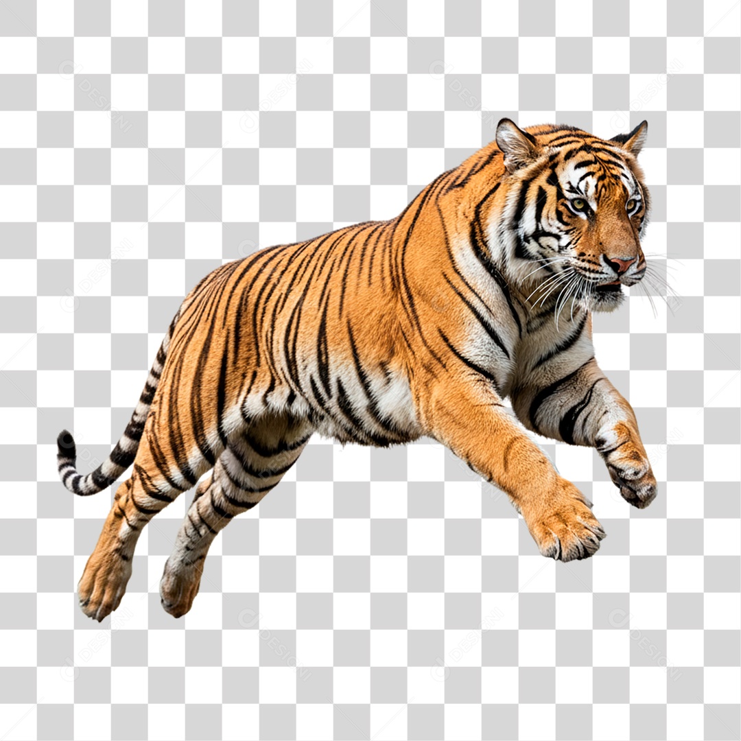 Tigre Adulto PNG Transparente