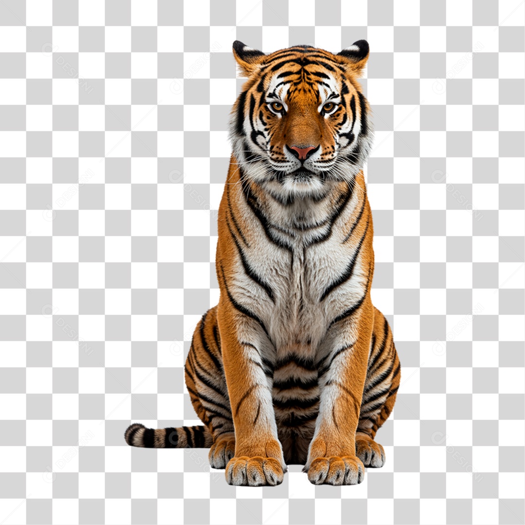 Tigre Adulto PNG Transparente