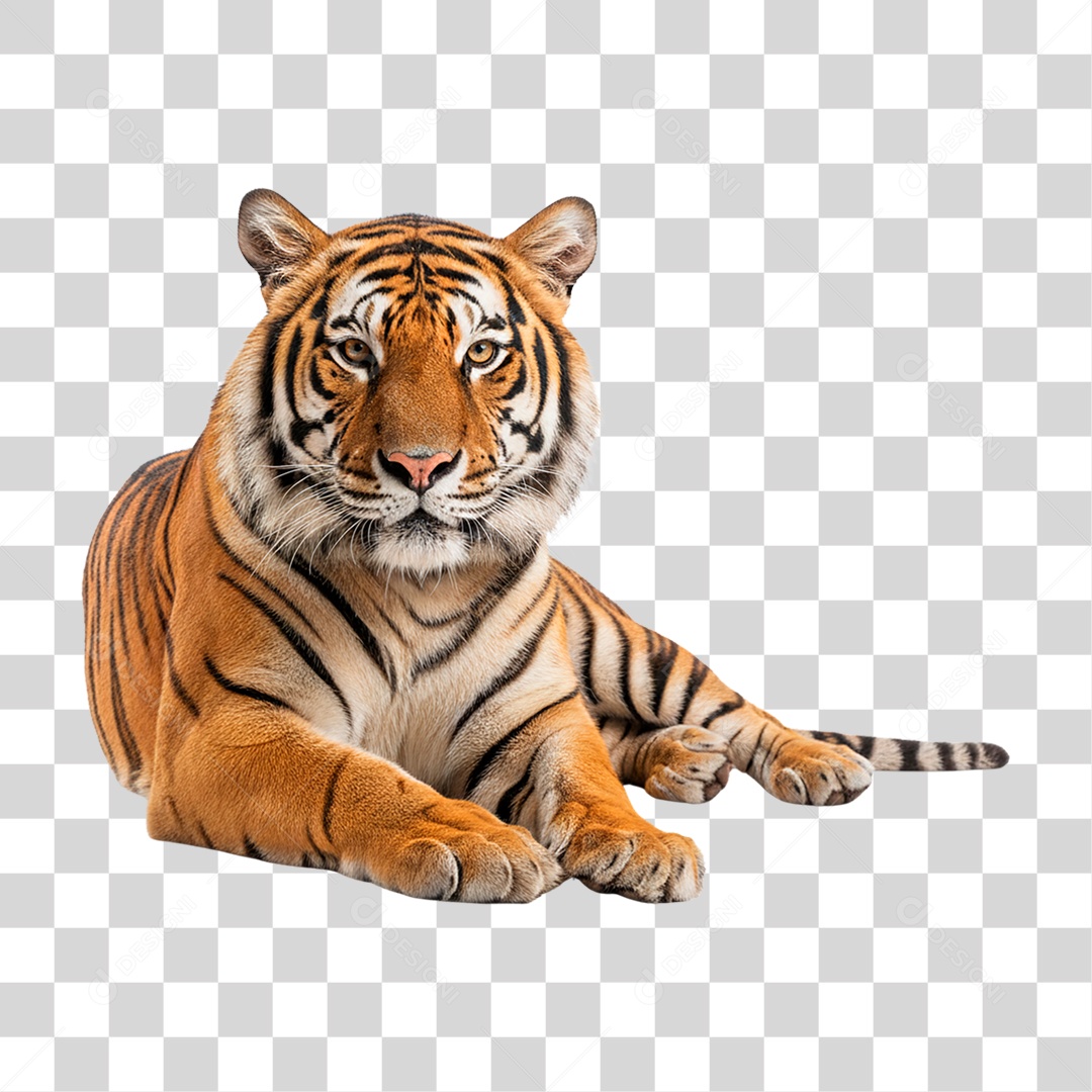 Tigre Adulto PNG Transparente