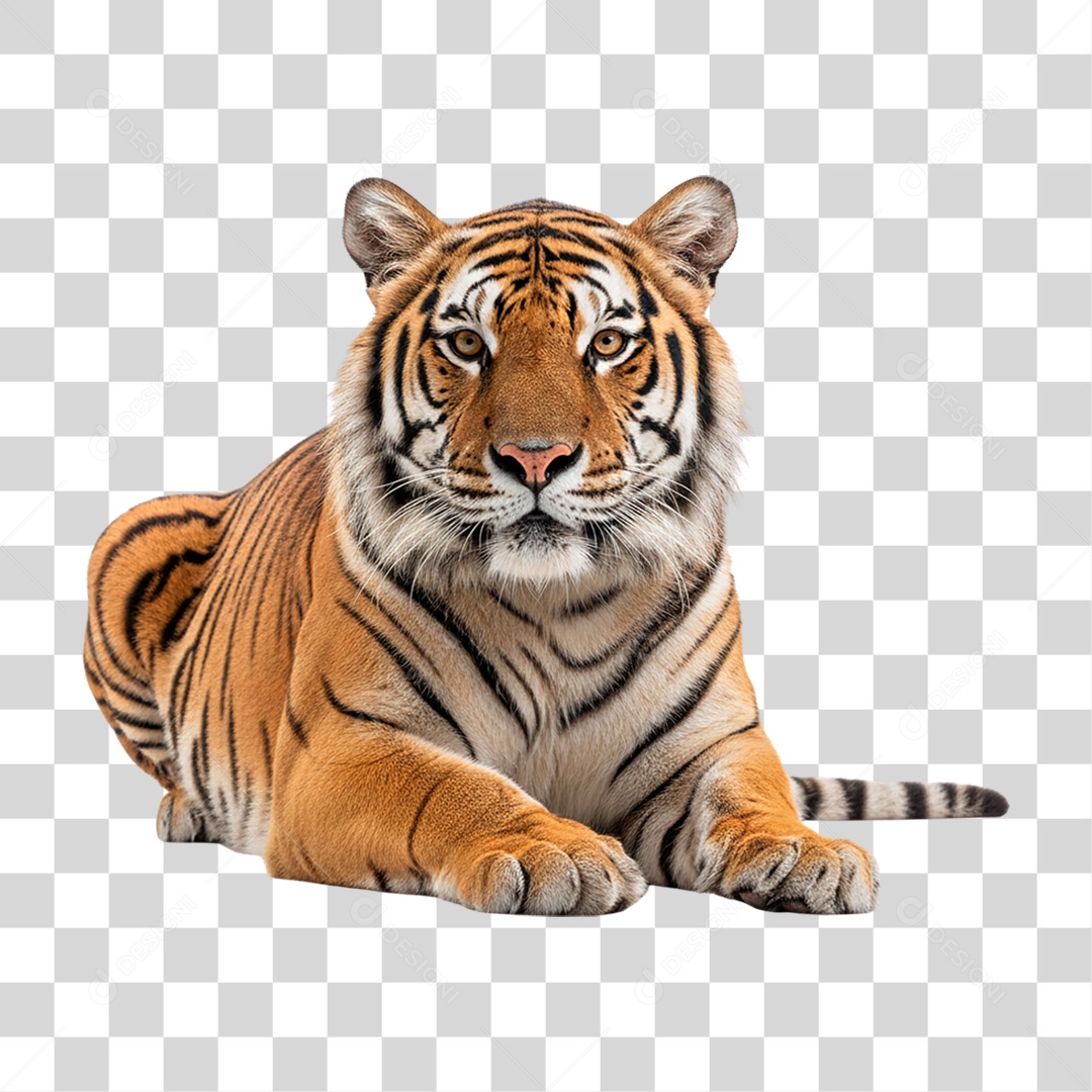 Tigre Adulto PNG Transparente