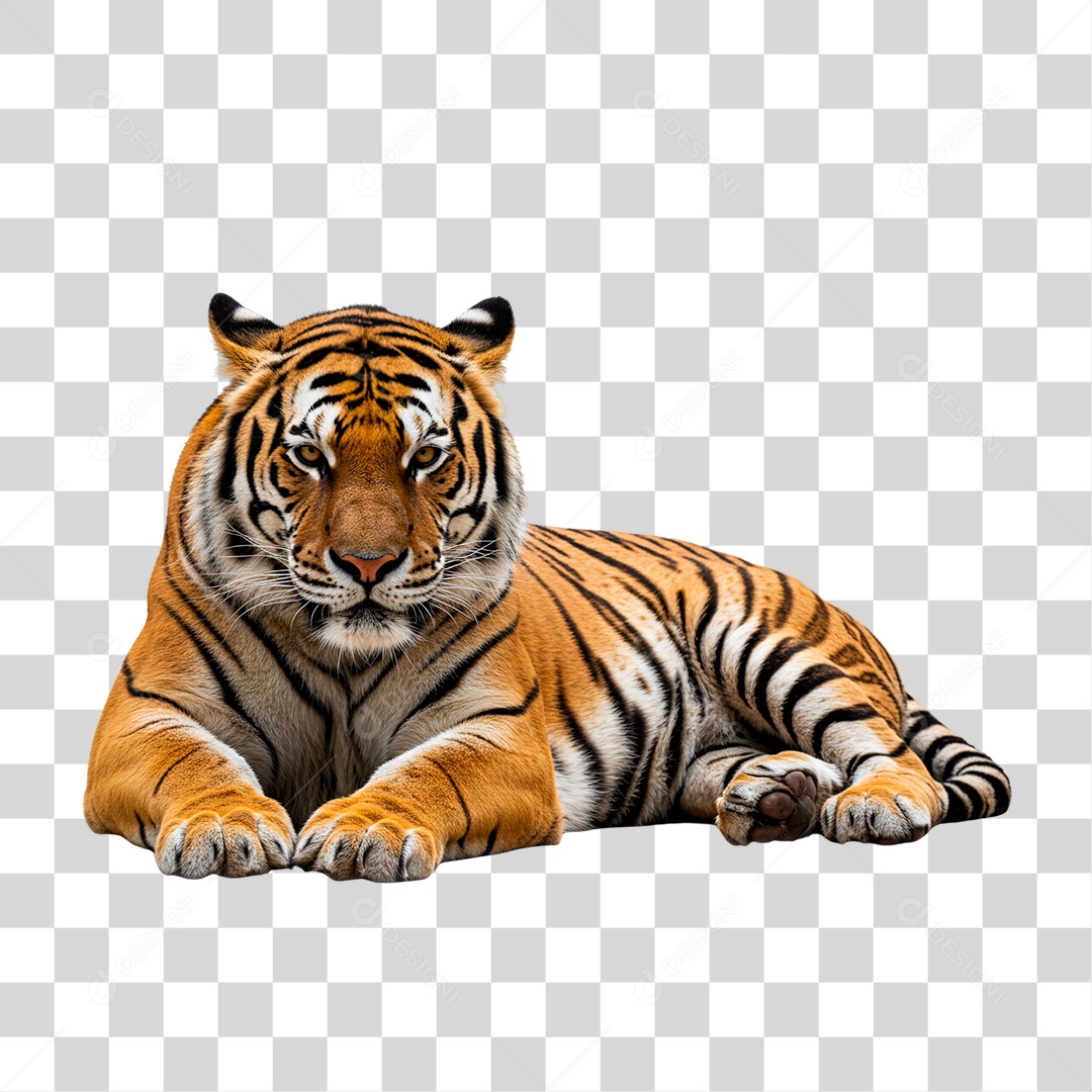 Tigre Adulto PNG Transparente