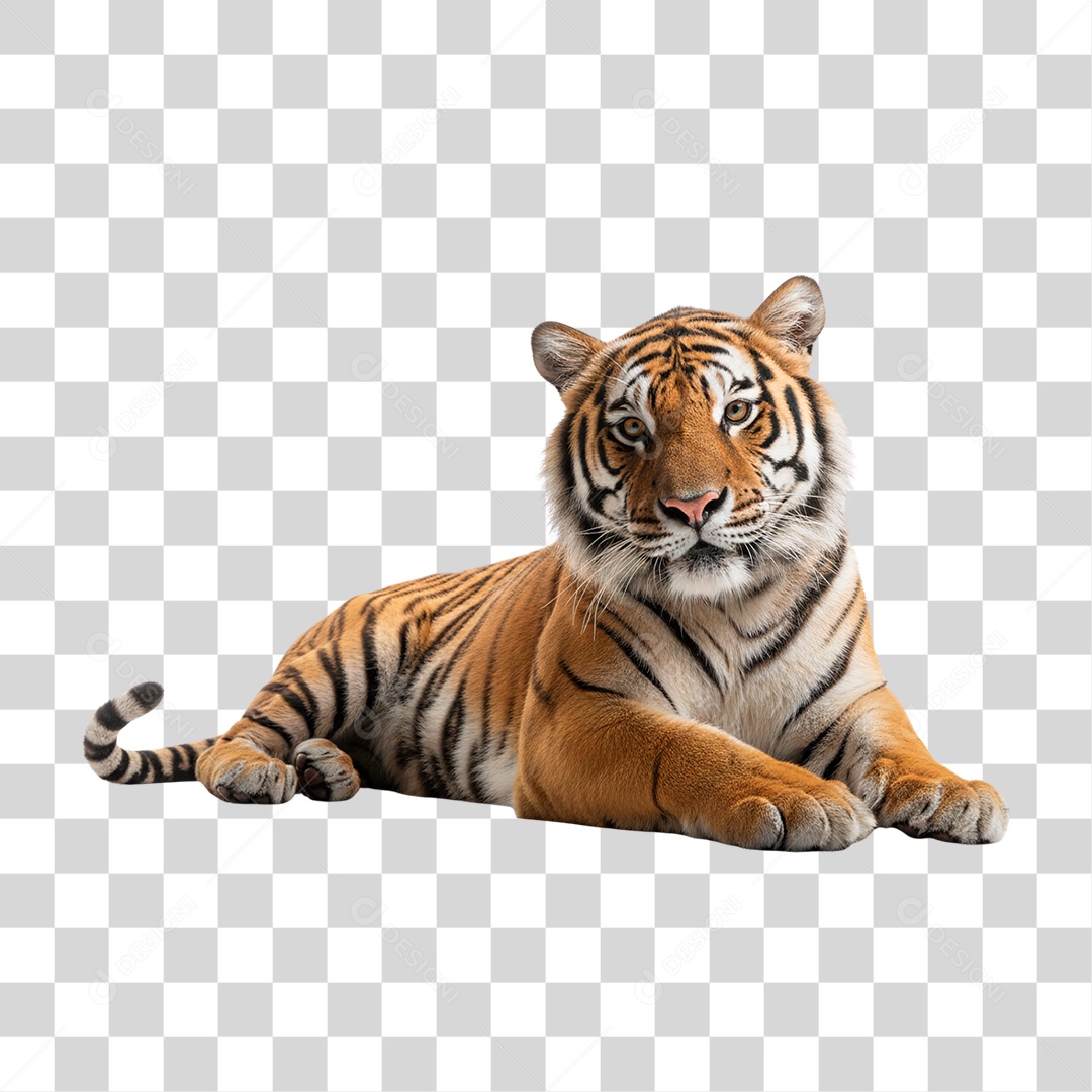 Tigre Adulto PNG Transparente