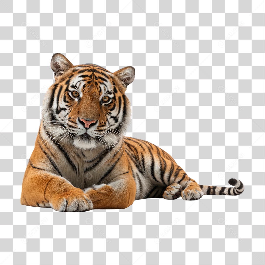 Tigre Adulto PNG Transparente
