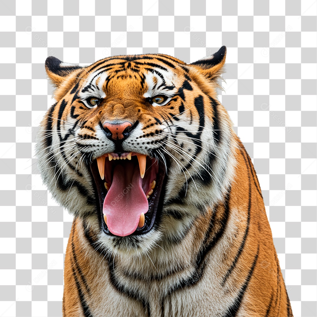 Tigre Adulto PNG Transparente