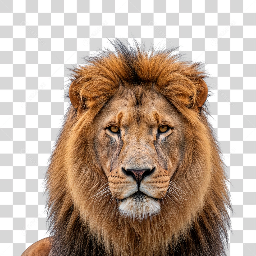 Leão Adulto PNG Transparente