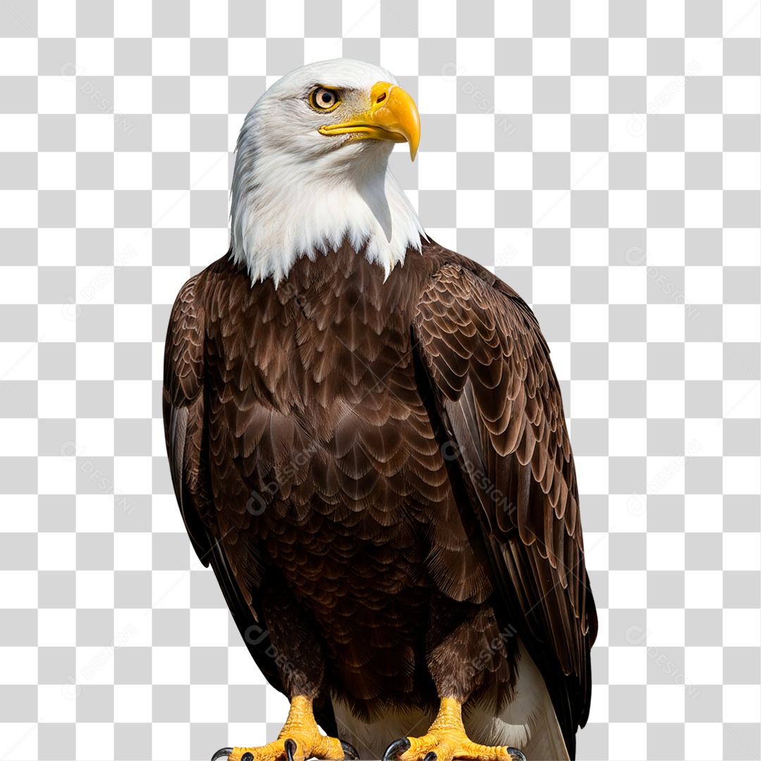 Águia de Cabeça Branca PNG Transparente