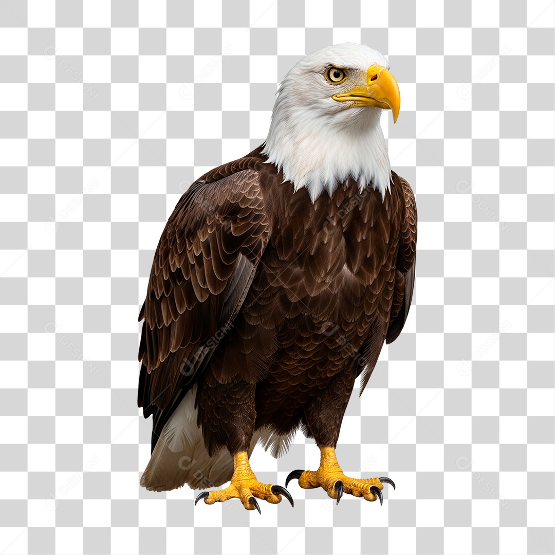 Águia de Cabeça Branca PNG Transparente