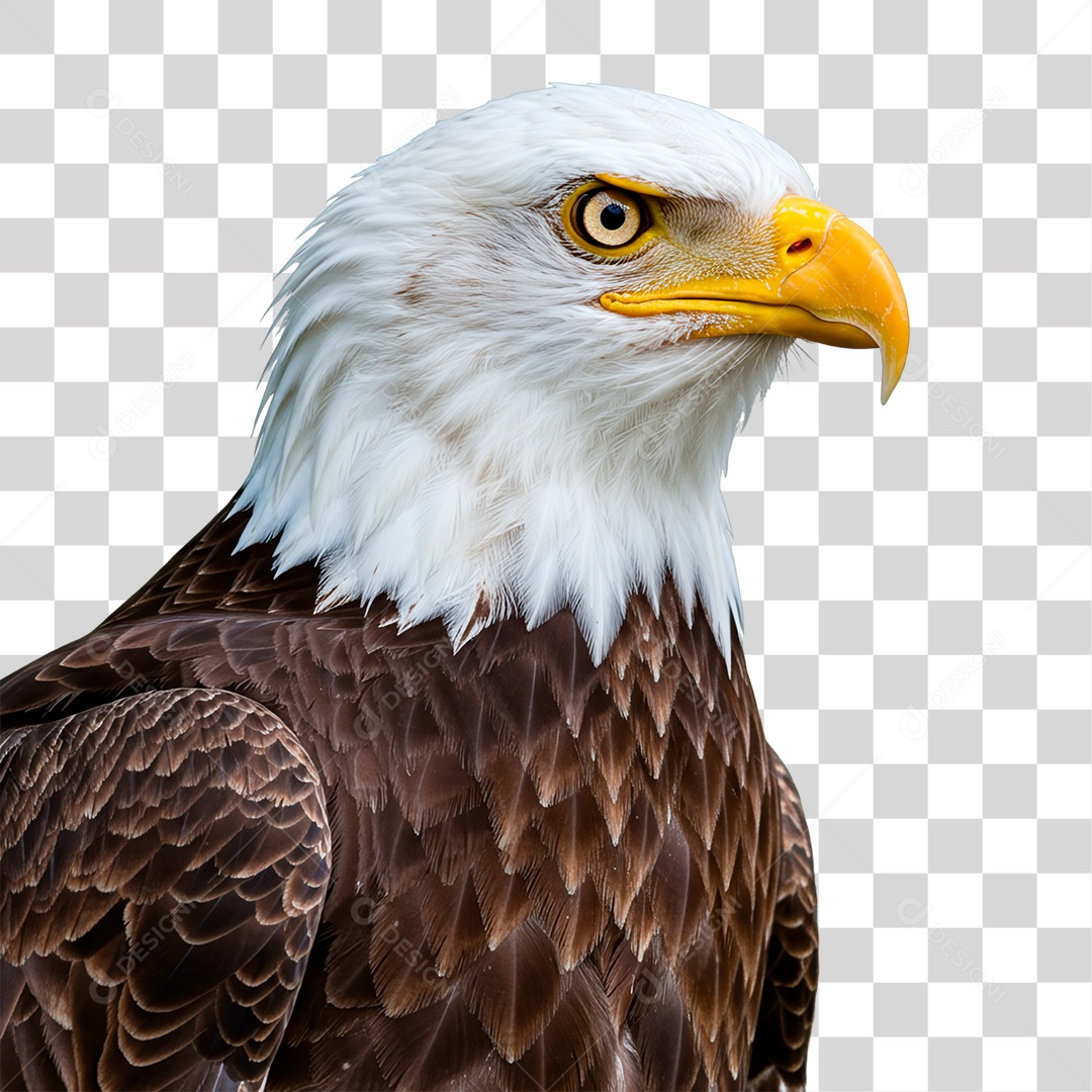 Águia de Cabeça Branca PNG Transparente