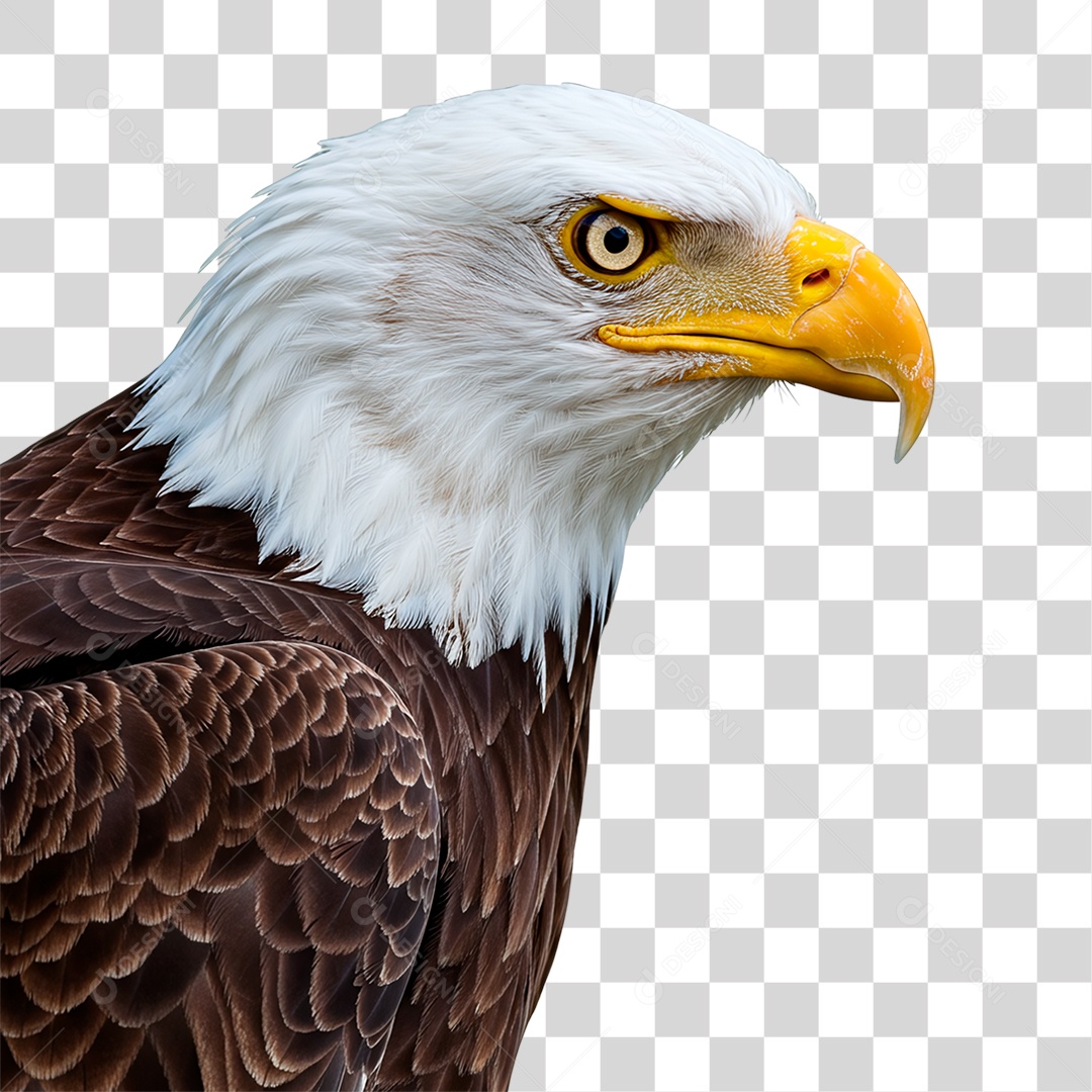 Águia de Cabeça Branca PNG Transparente