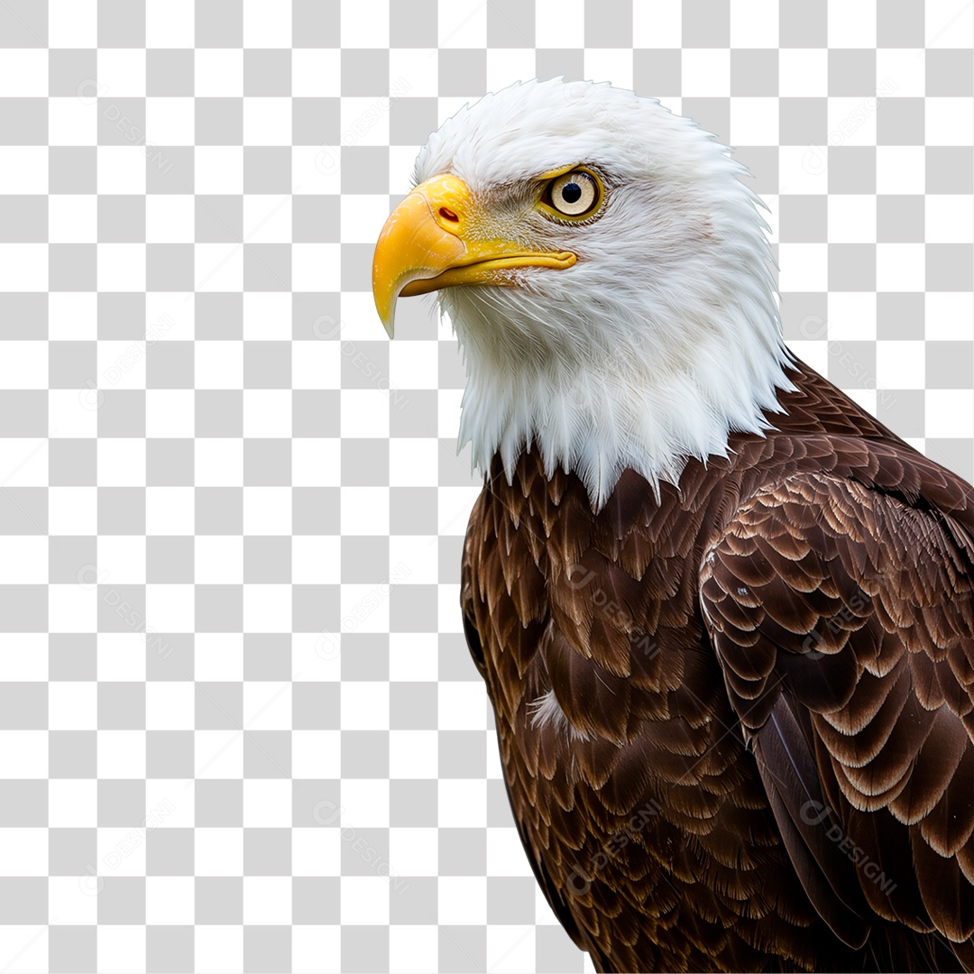 Águia de Cabeça Branca PNG Transparente