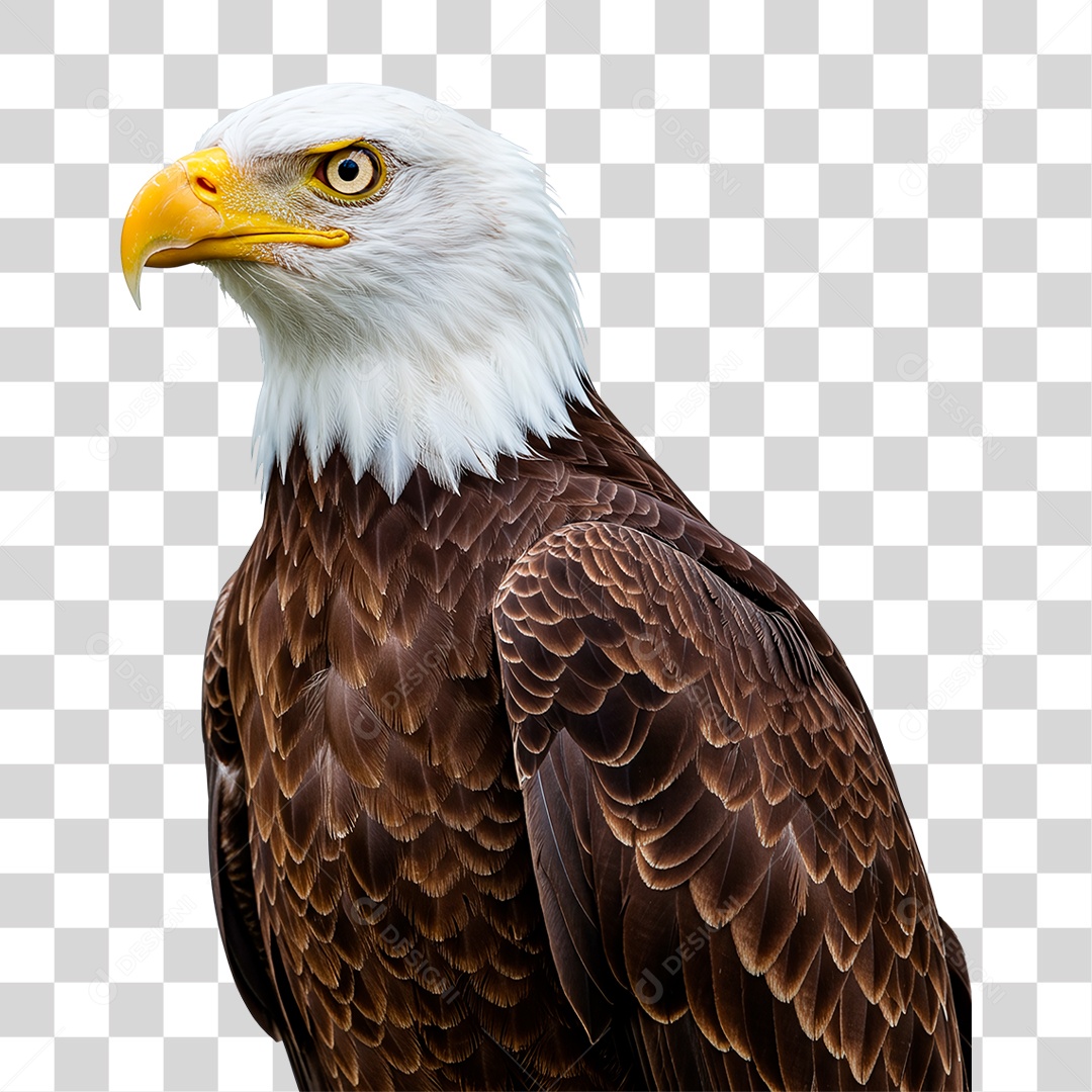 Águia de Cabeça Branca PNG Transparente