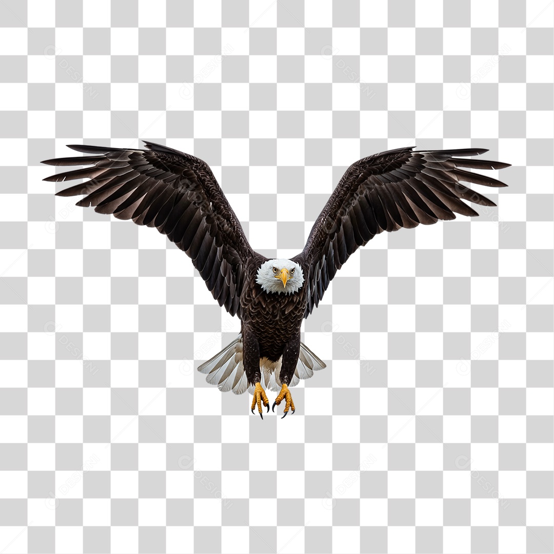 Águia de Cabeça Branca PNG Transparente