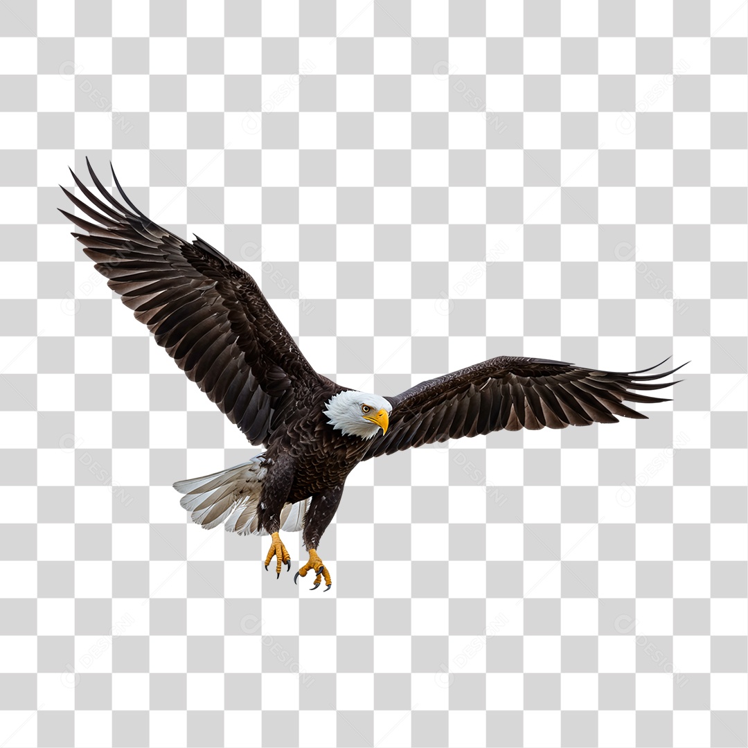 Águia de Cabeça Branca PNG Transparente