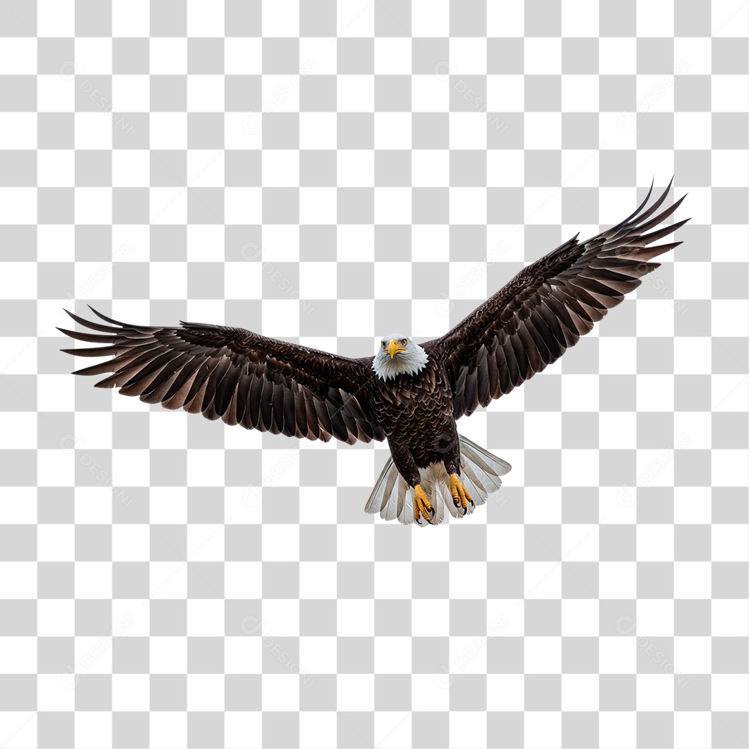 Águia de Cabeça Branca PNG Transparente