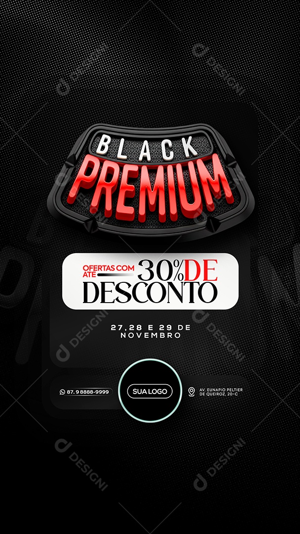 Story Black Friday Premium Social Media PSD Editável