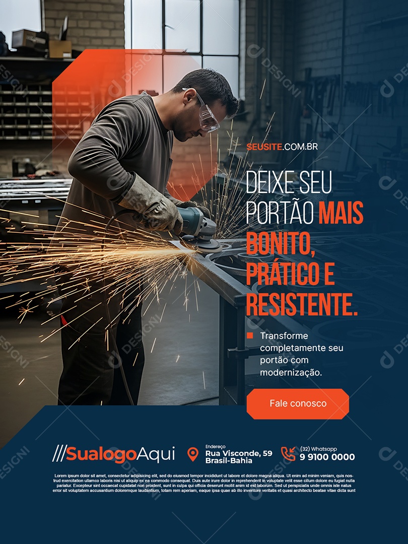 Serralheria Deixe Seu Portão Mais Bonito Prático e Resistente