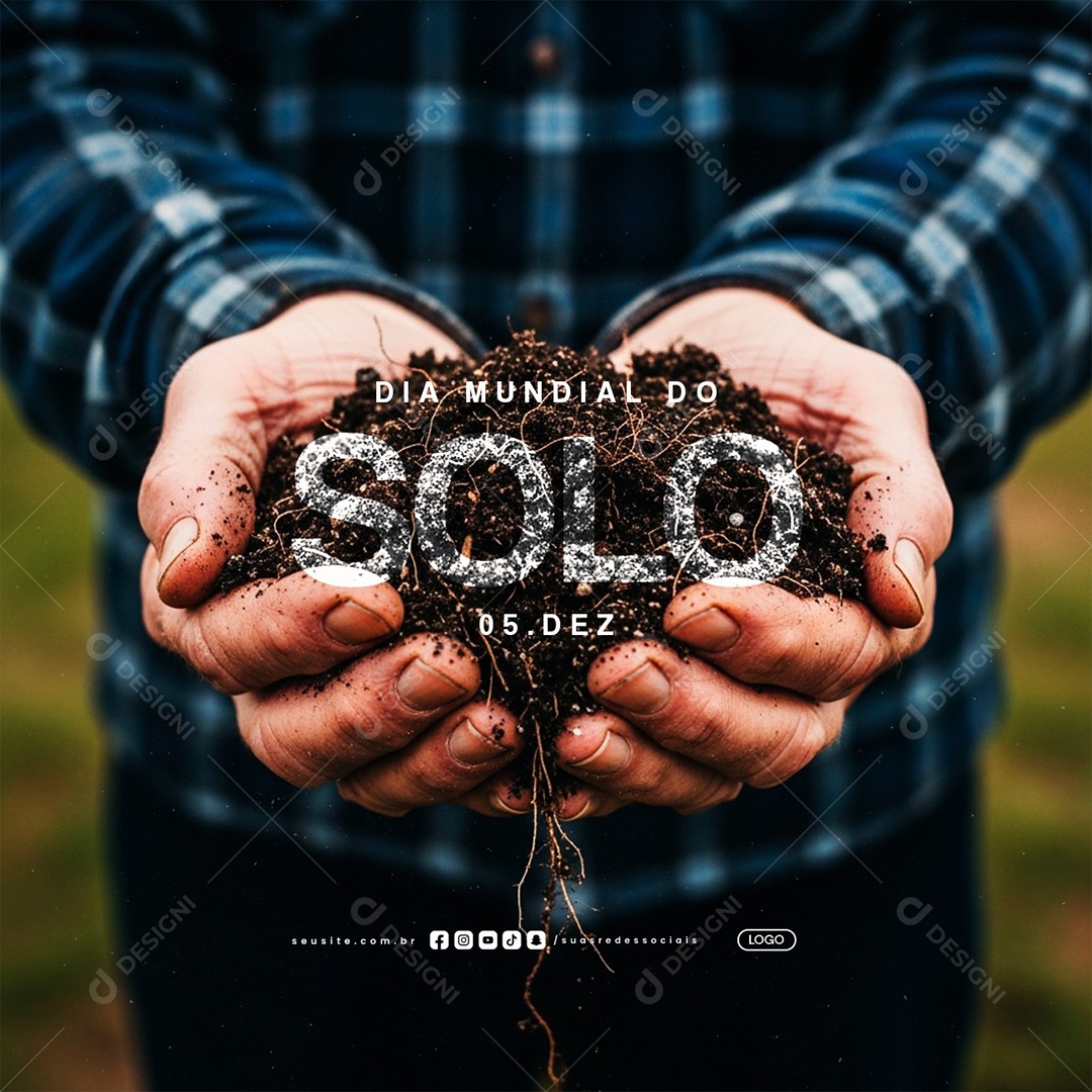 Dia Mundial do Solo 05 de Dezembro Social Media PSD Editável