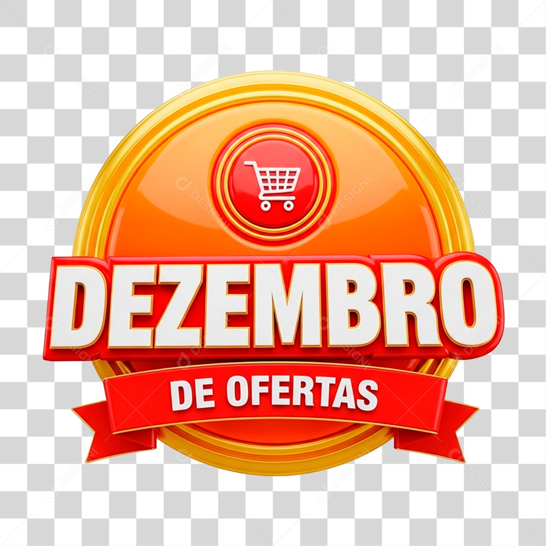 3D December Offer Seal - Transparent PNG