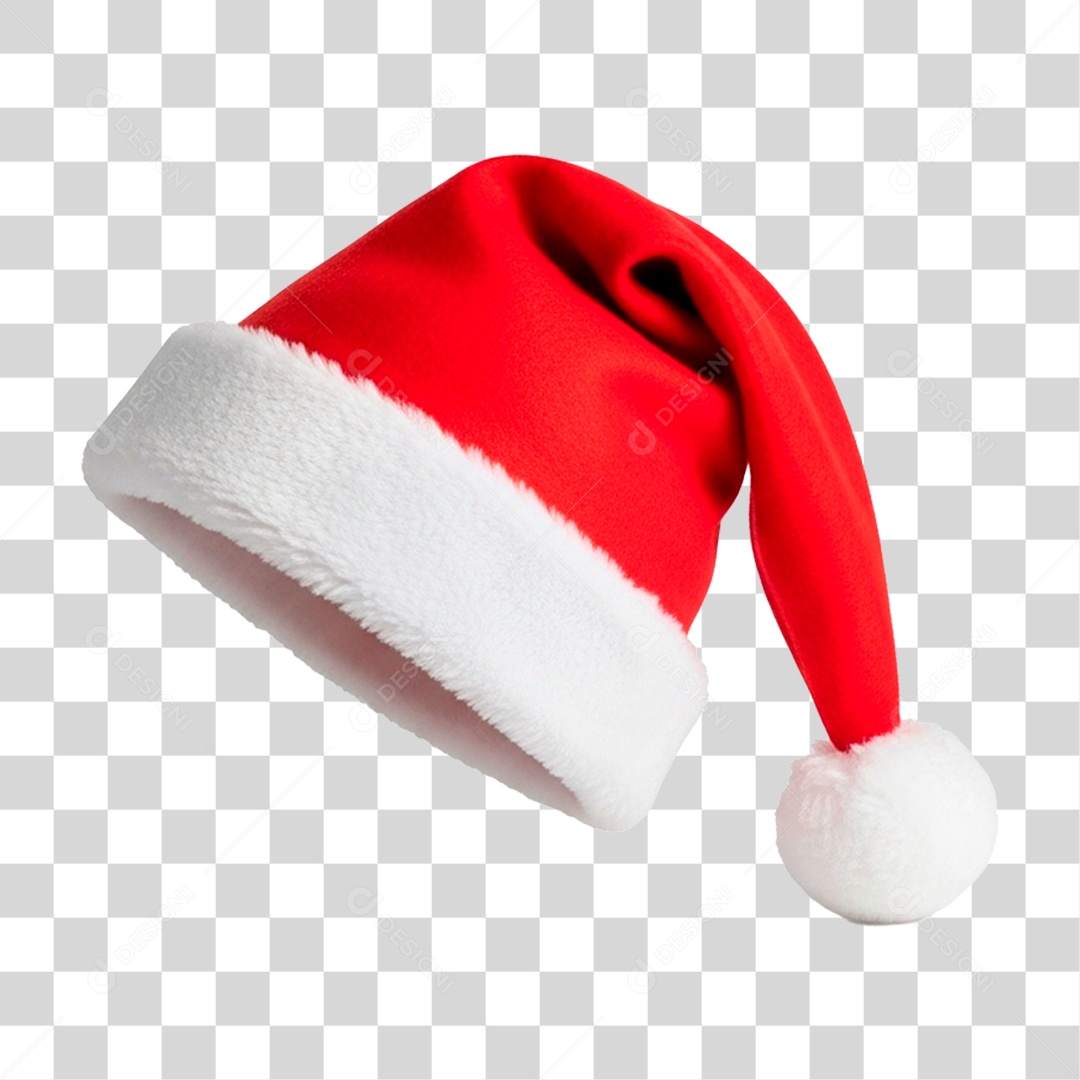 Gorro de Papai Noel PNG Transparente