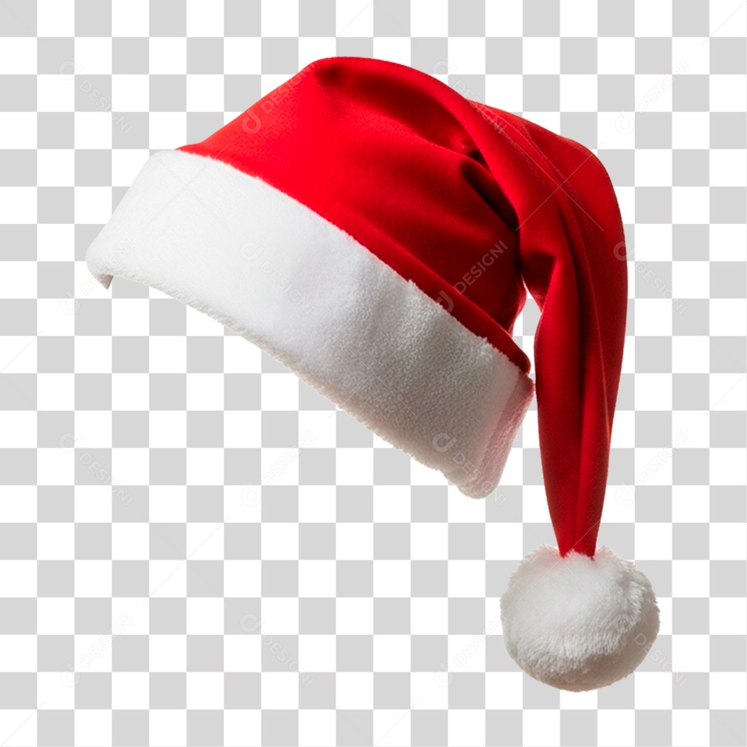 Gorro de Papai Noel PNG Transparente
