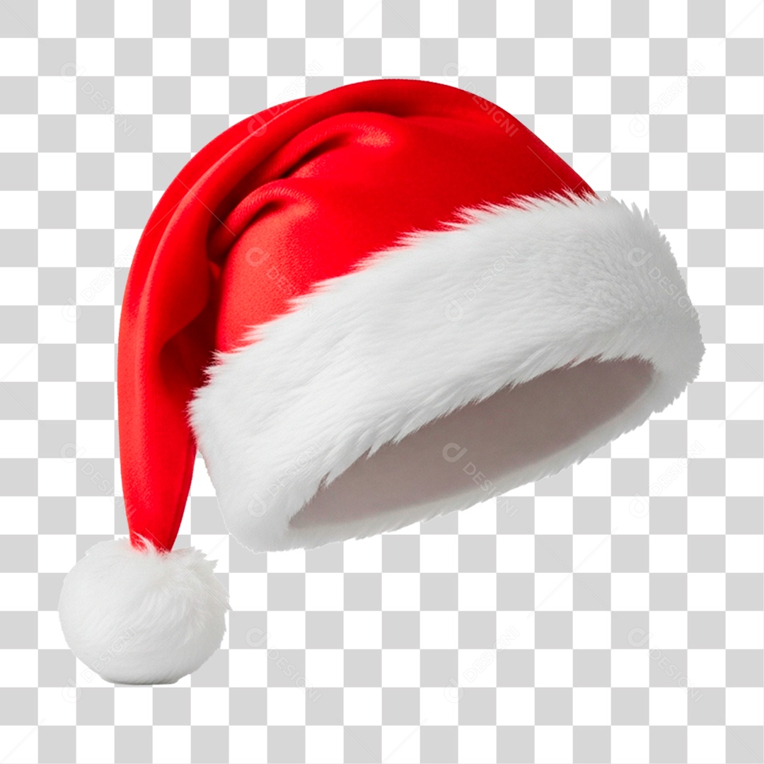 Gorro de Papai Noel PNG Transparente