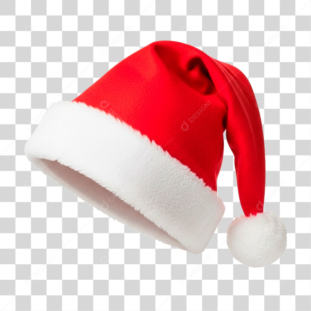 Gorro de Papai Noel PNG Transparente