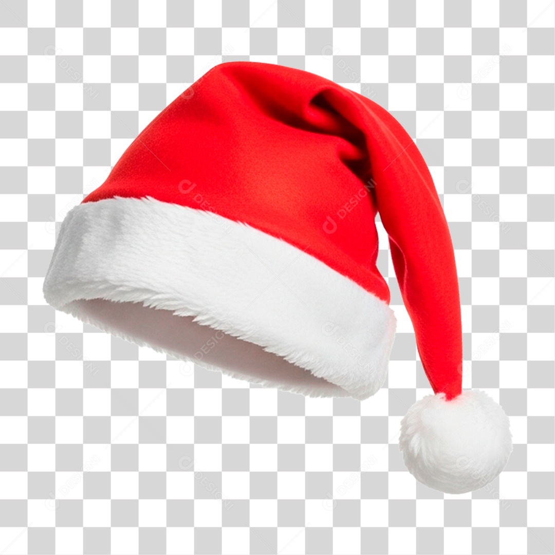 Gorro de Papai Noel PNG Transparente