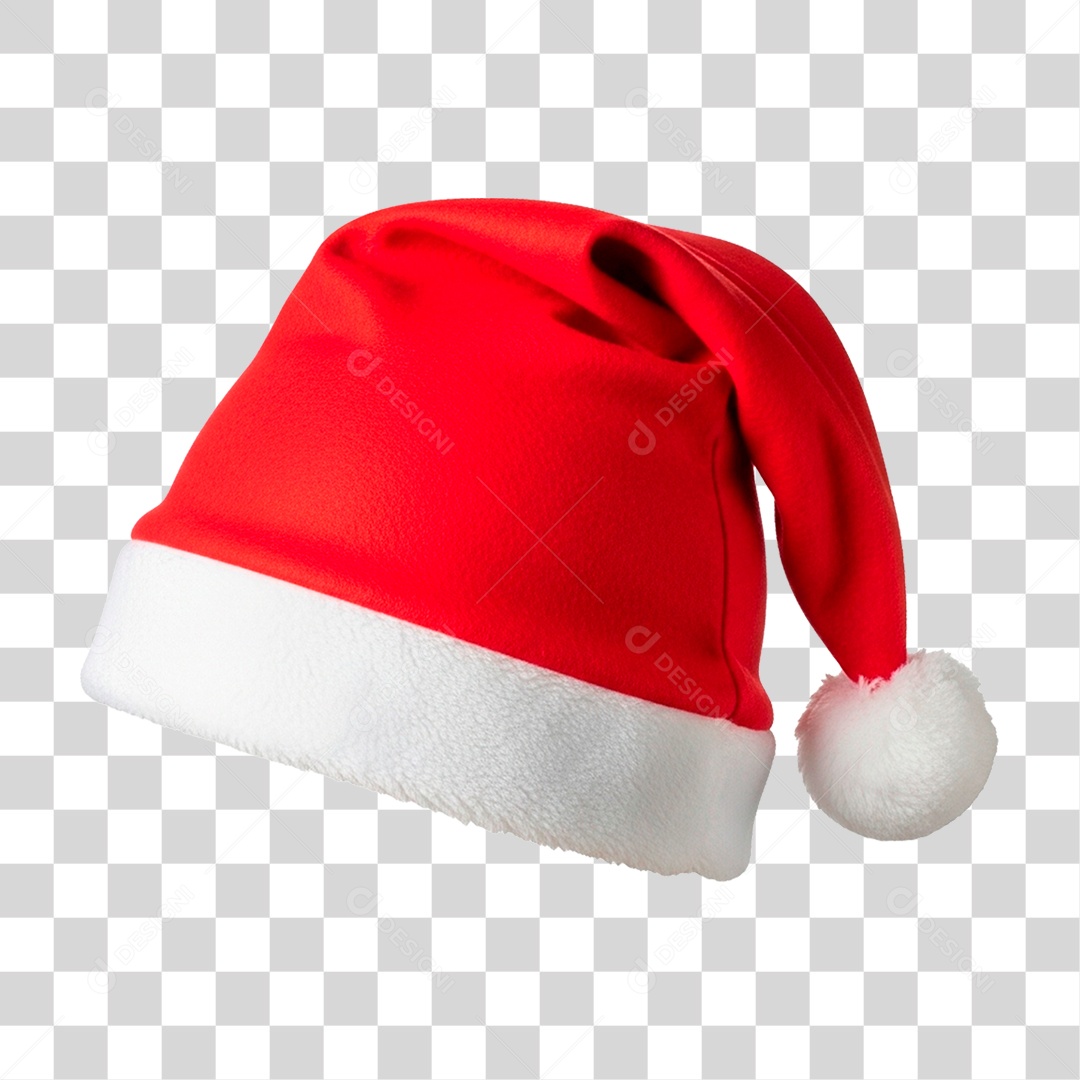 Gorro de Papai Noel PNG Transparente