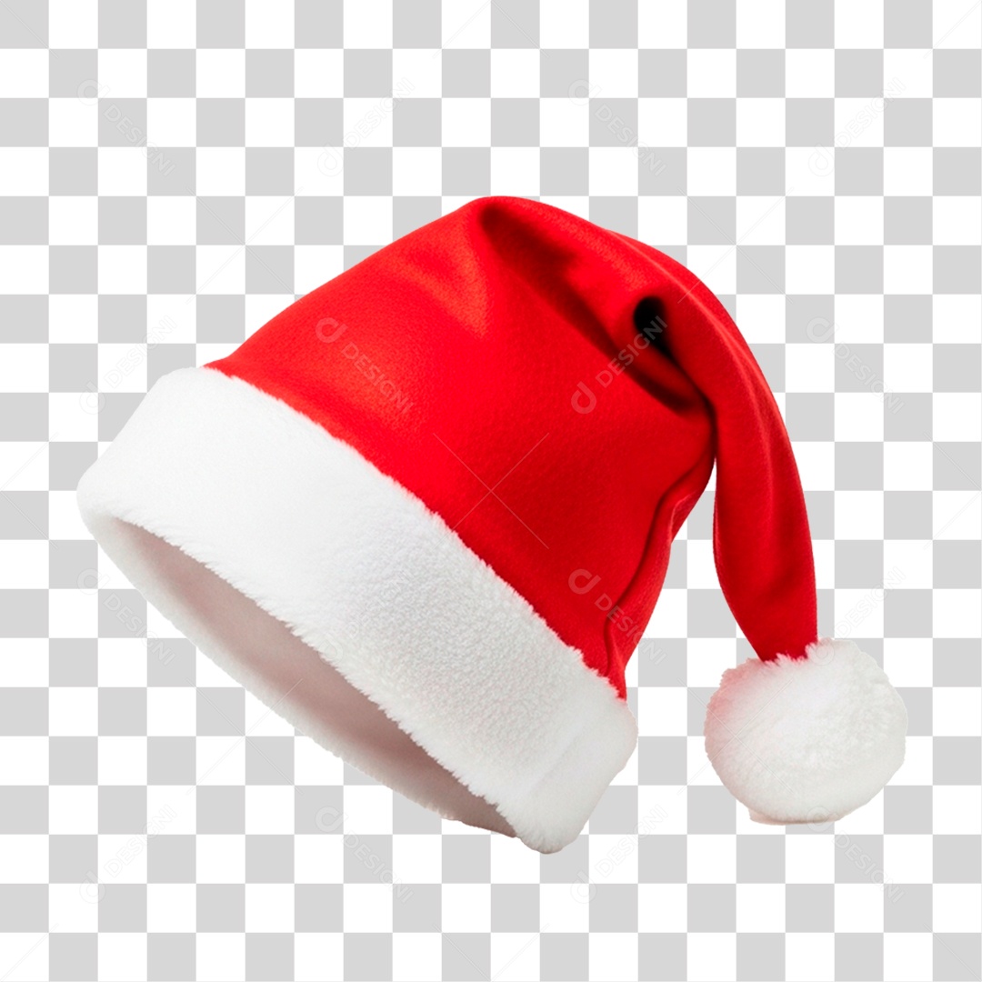 Gorro de Papai Noel PNG Transparente