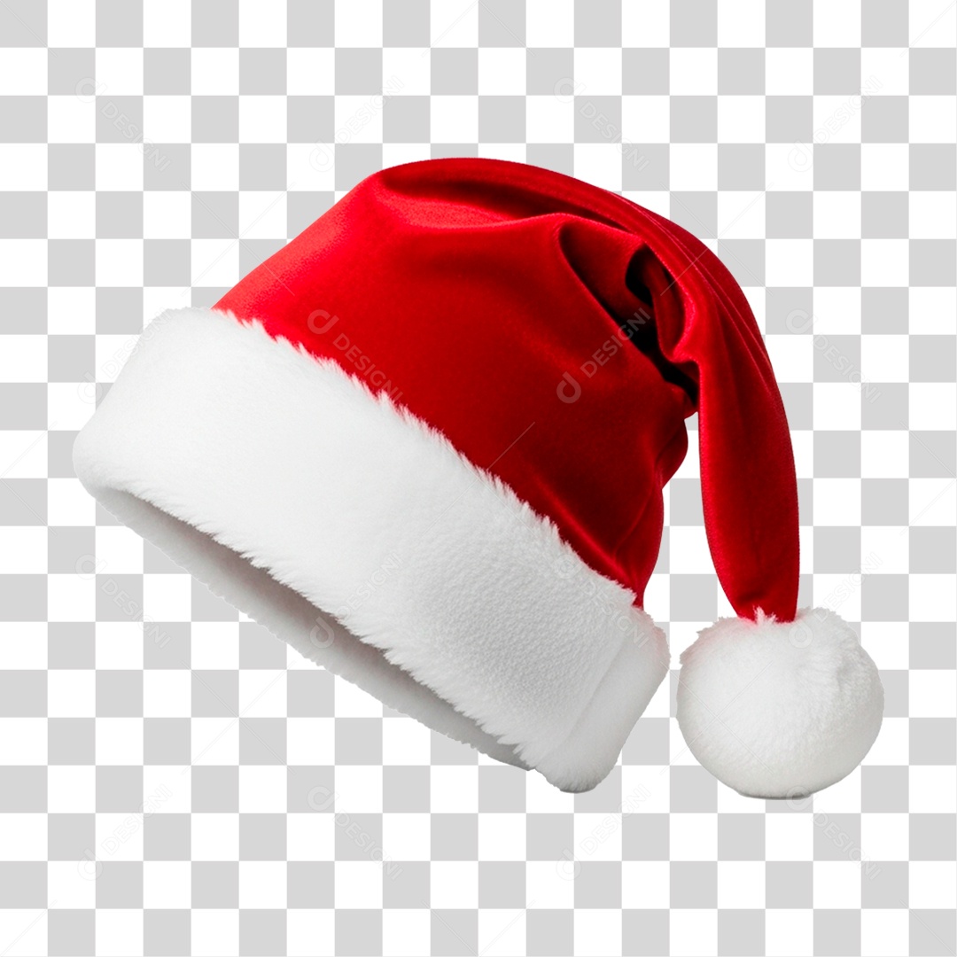 Gorro de Papai Noel PNG Transparente