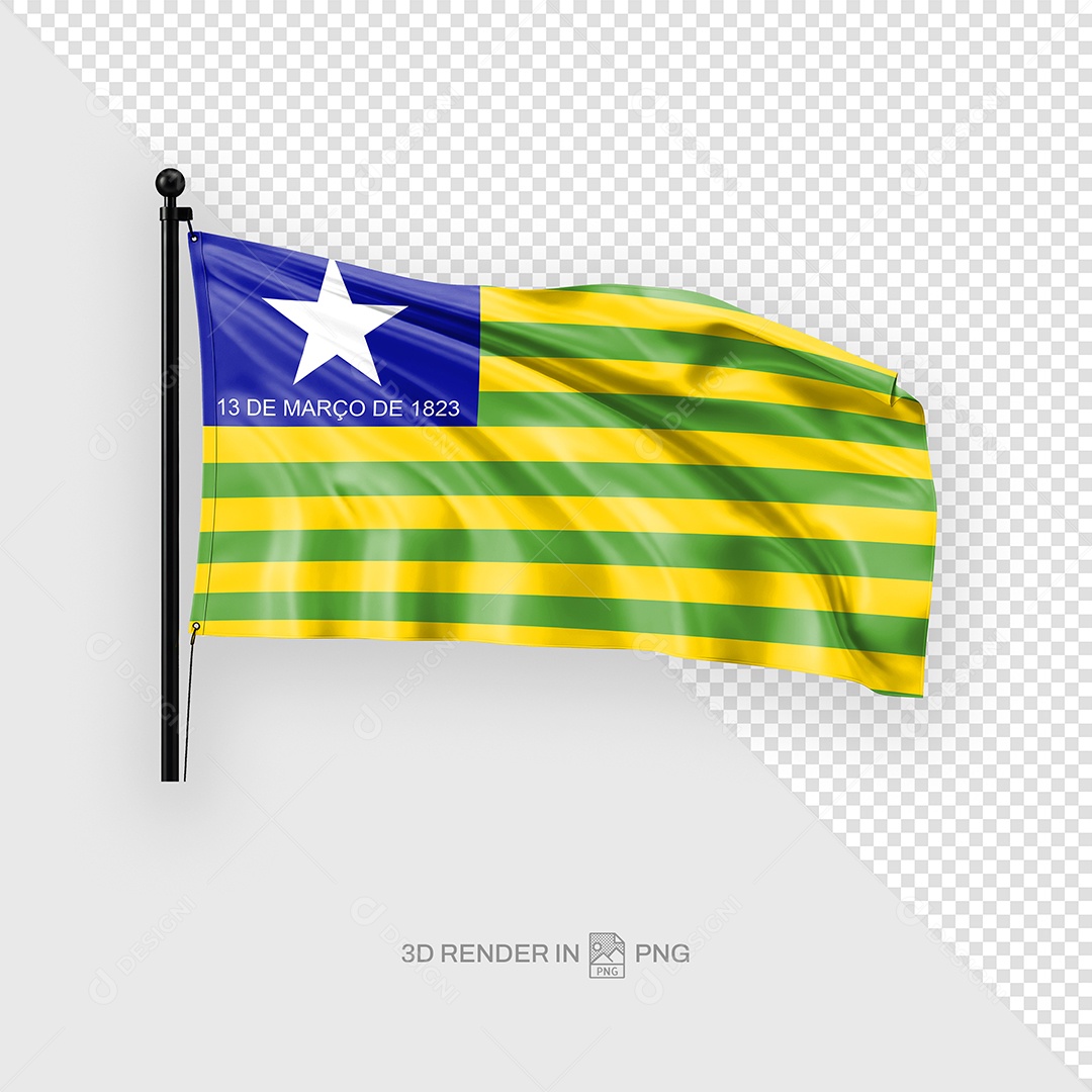Bandeira Piauí Elemento PSD