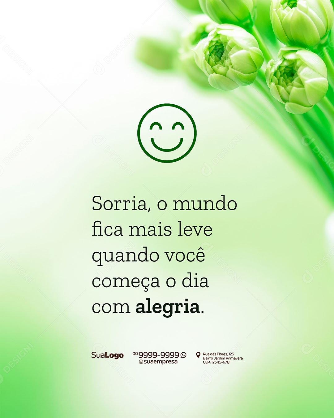 Social Media Frase Motivacional PSD Editável