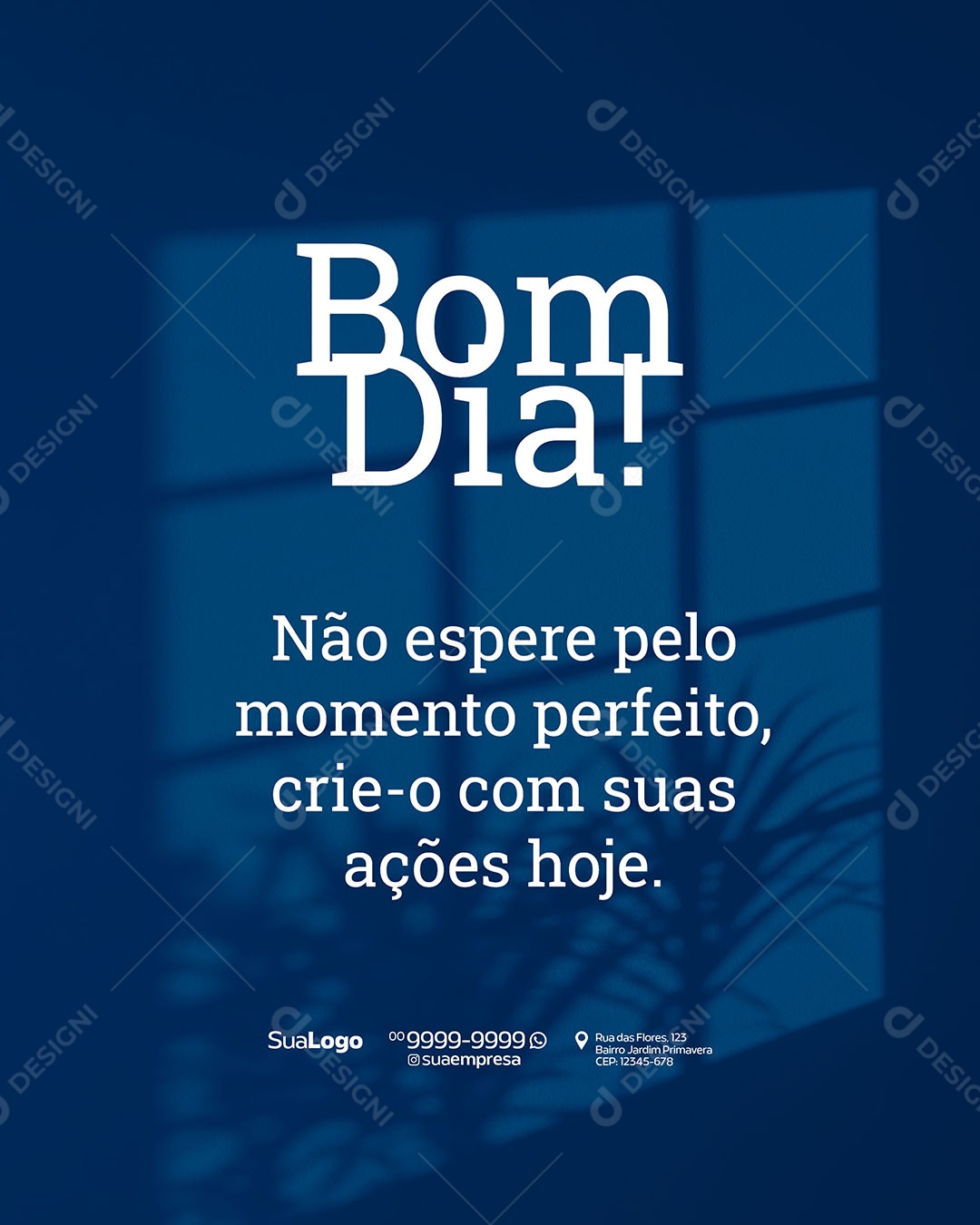Social Media Frase Motivacional PSD Editável