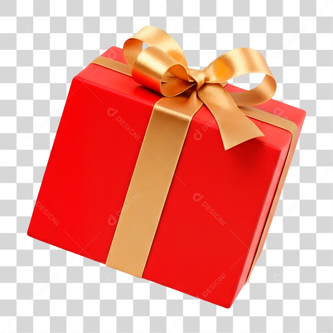 Caixa de Presente PNG Transparente