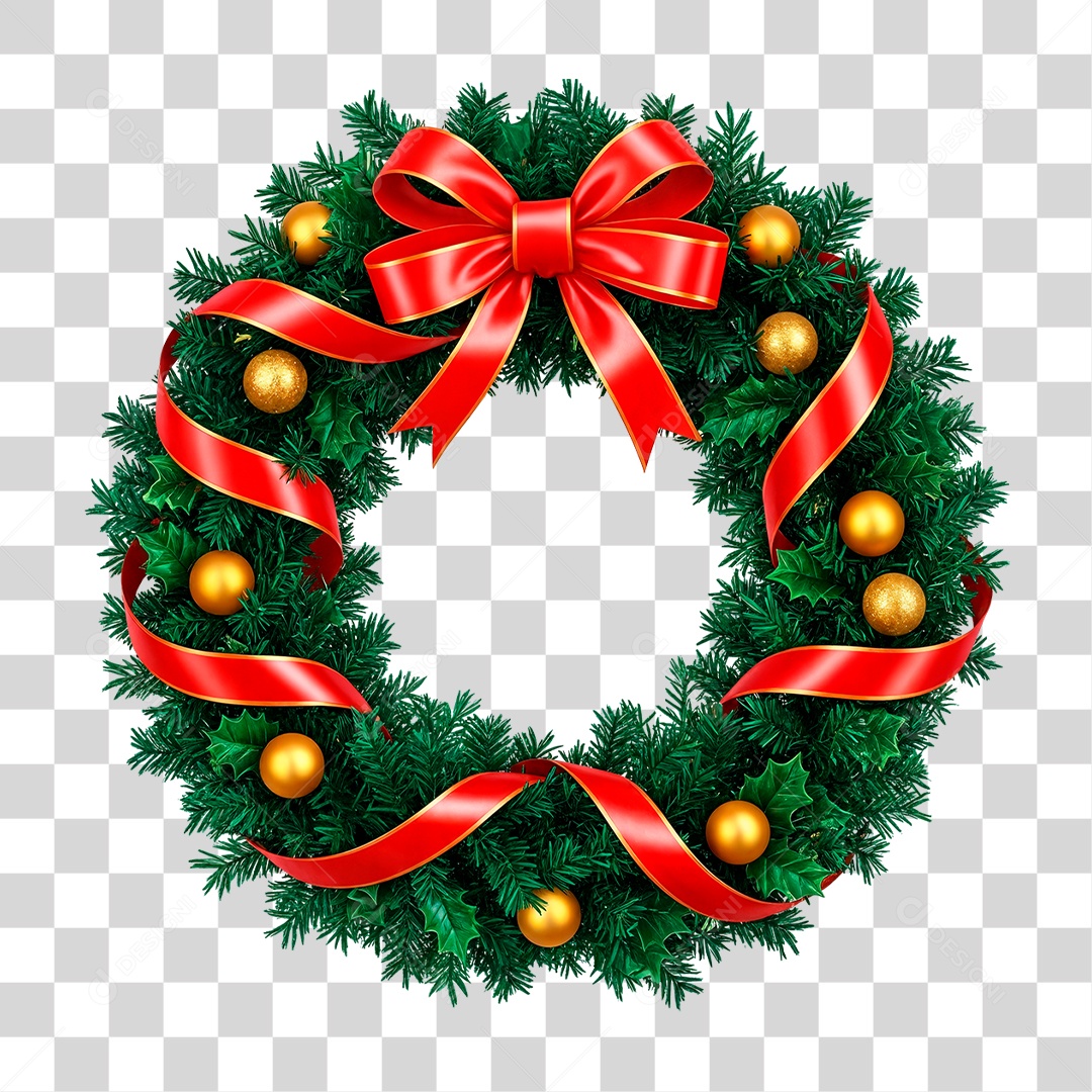 Guirlanda de Natal PNG Transparente
