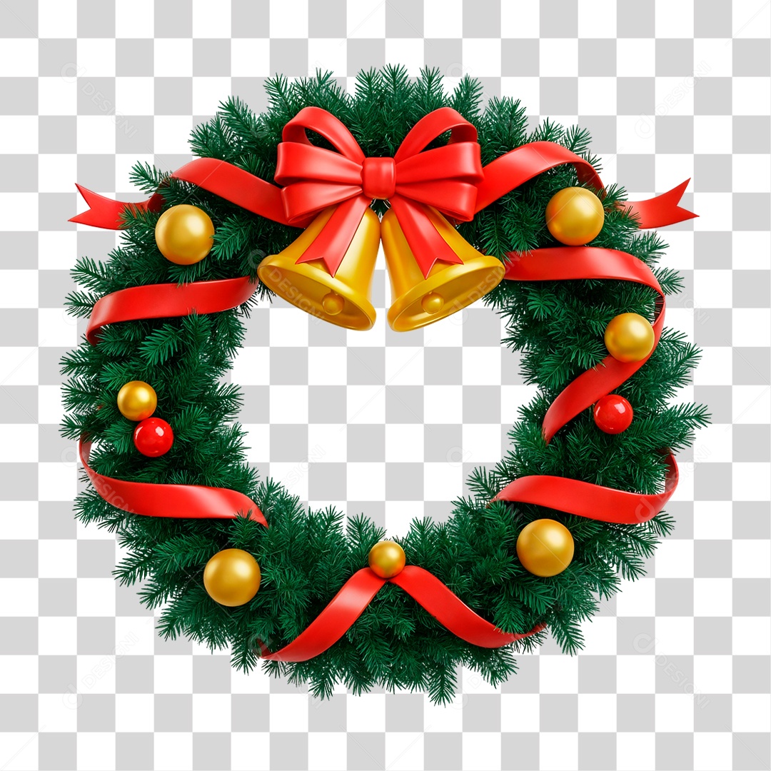 Guirlanda de Natal PNG Transparente