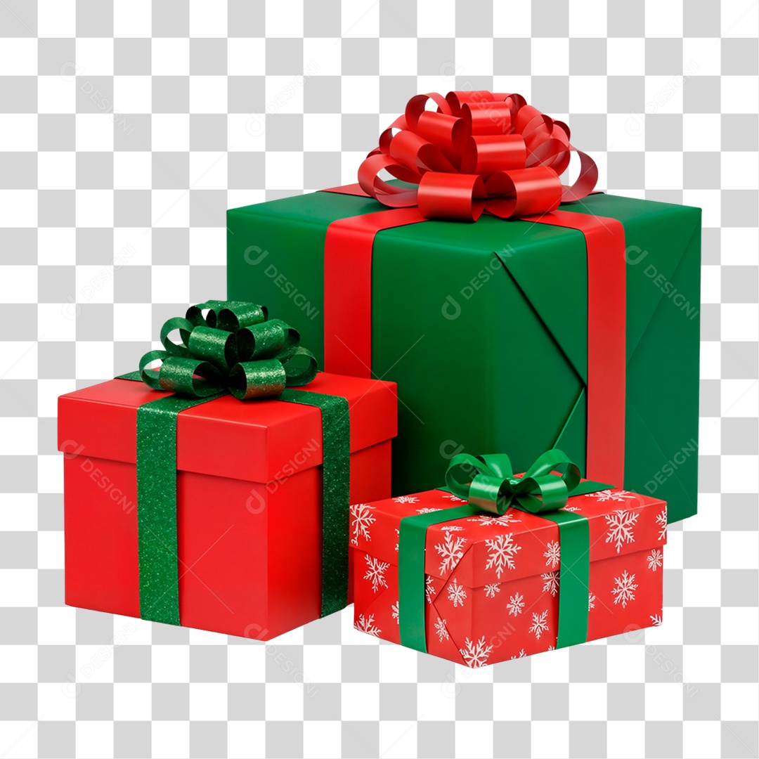 Caixas de Presentes PNG Transparente