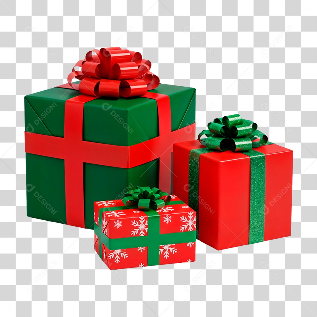 Caixas de Presentes PNG Transparente