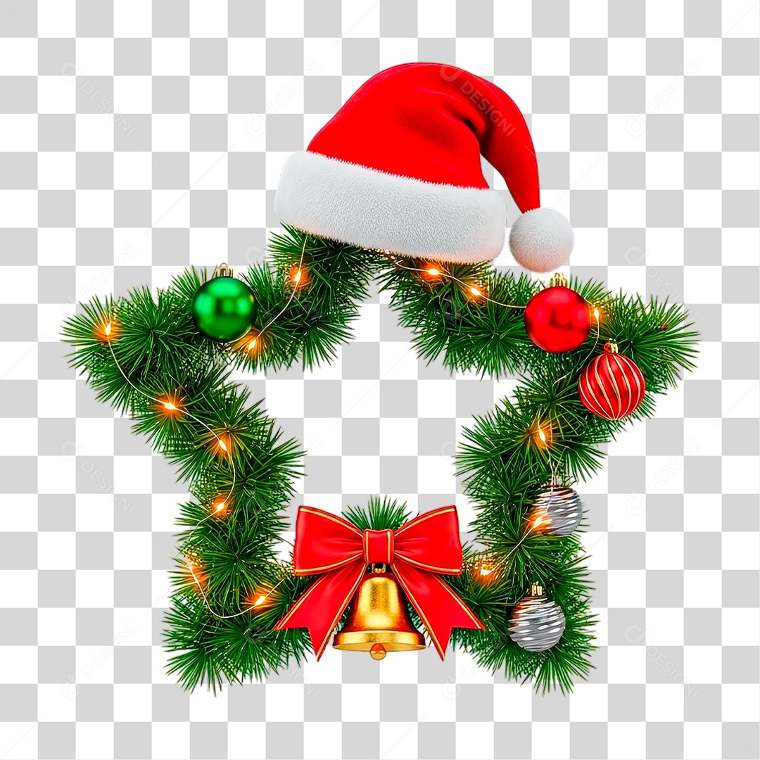 Estrela de Natal PNG Transparente