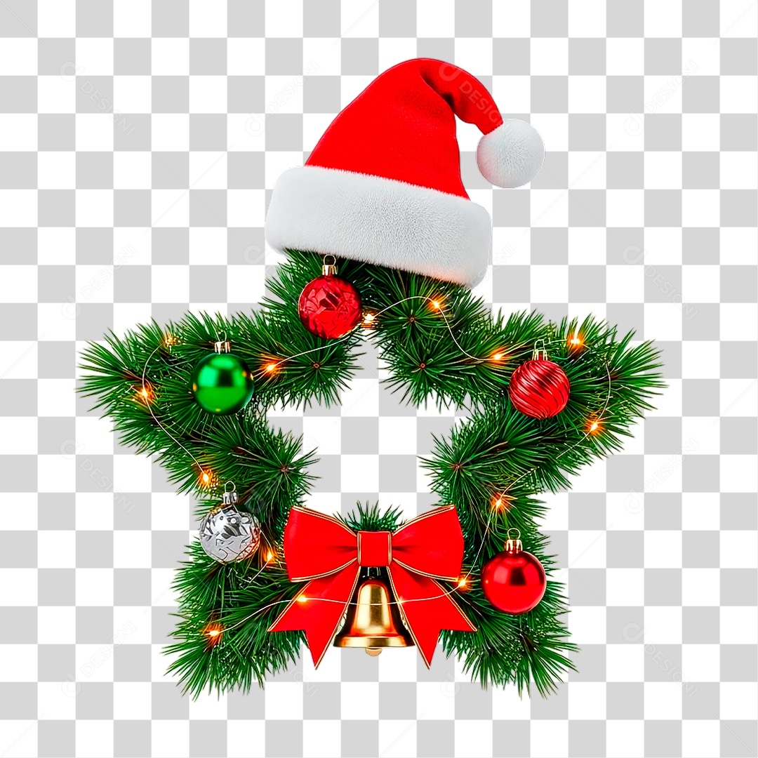 Estrela de Natal PNG Transparente